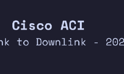 Featured image of post Cisco ACI – Convert Leaf Ports (Uplink to Downlink) - 2023 Update