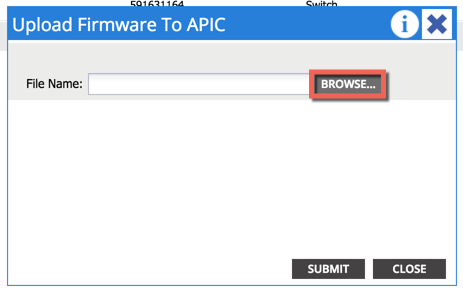 Select the new Firmware from your Computer